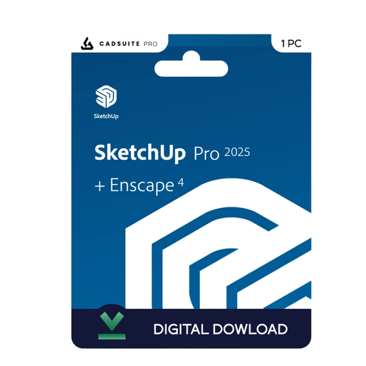 SketchUp Pro 2025 + Enscape 4 (Windows)