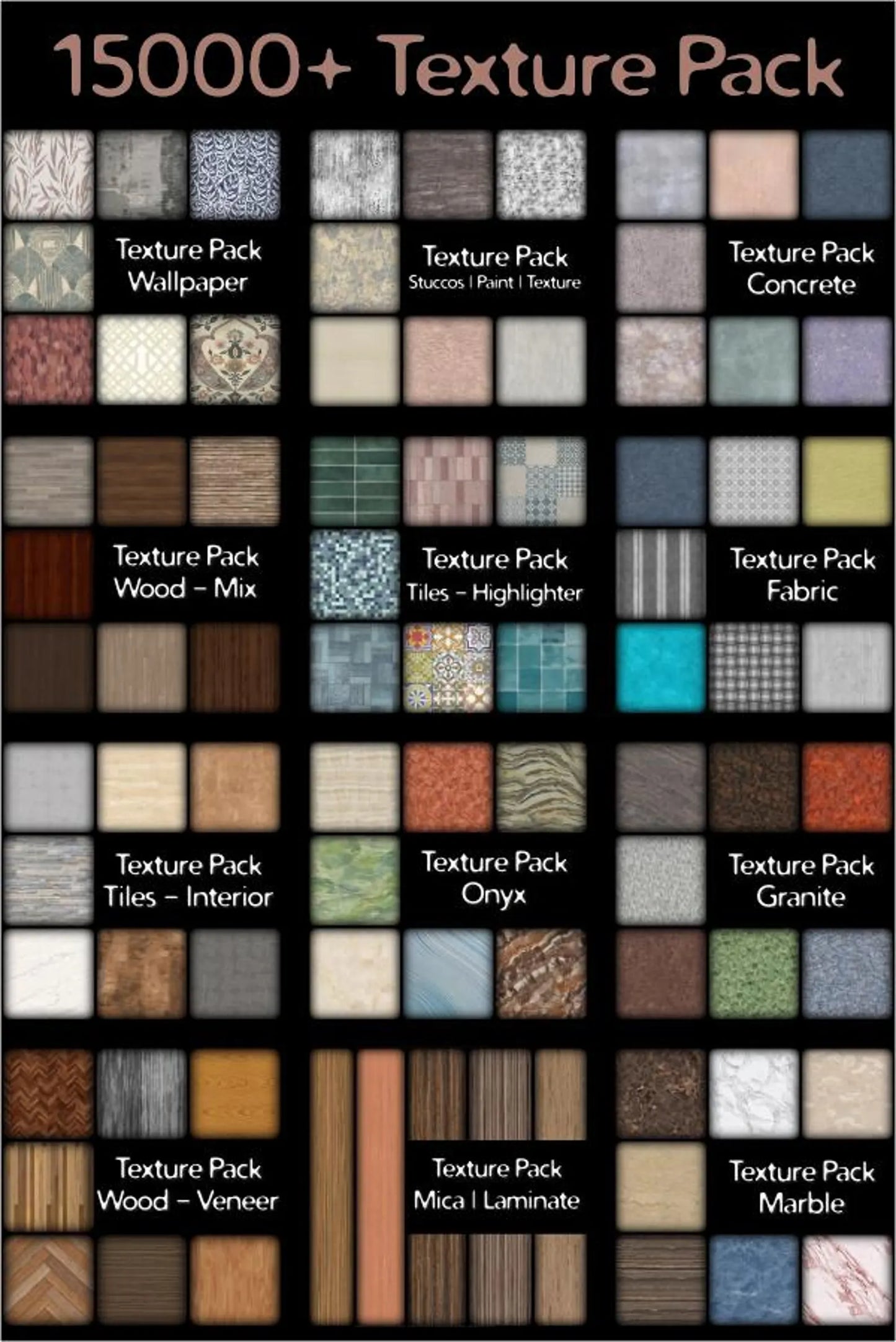 3D SketchUp 200+ PRO Models Scene Pack + FREE GIFT Texture Pack