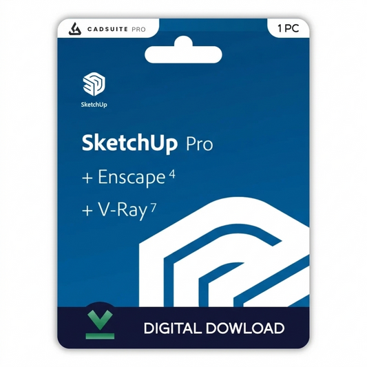 SketchUp Pro 2025 + V-Ray 7 + Enscape 4